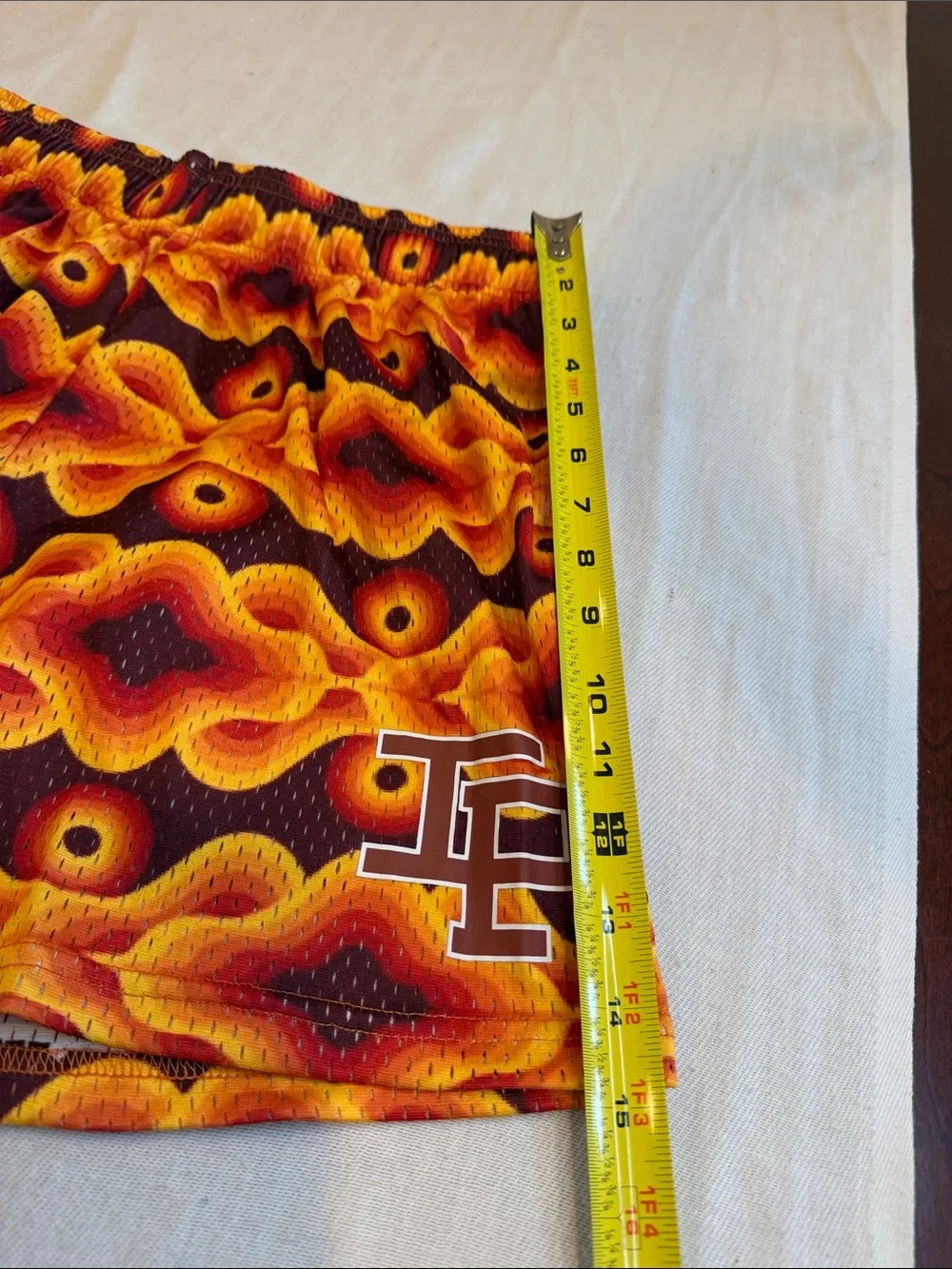 1708102 Inaka Power Short- Lava Orange SZ S EUC
